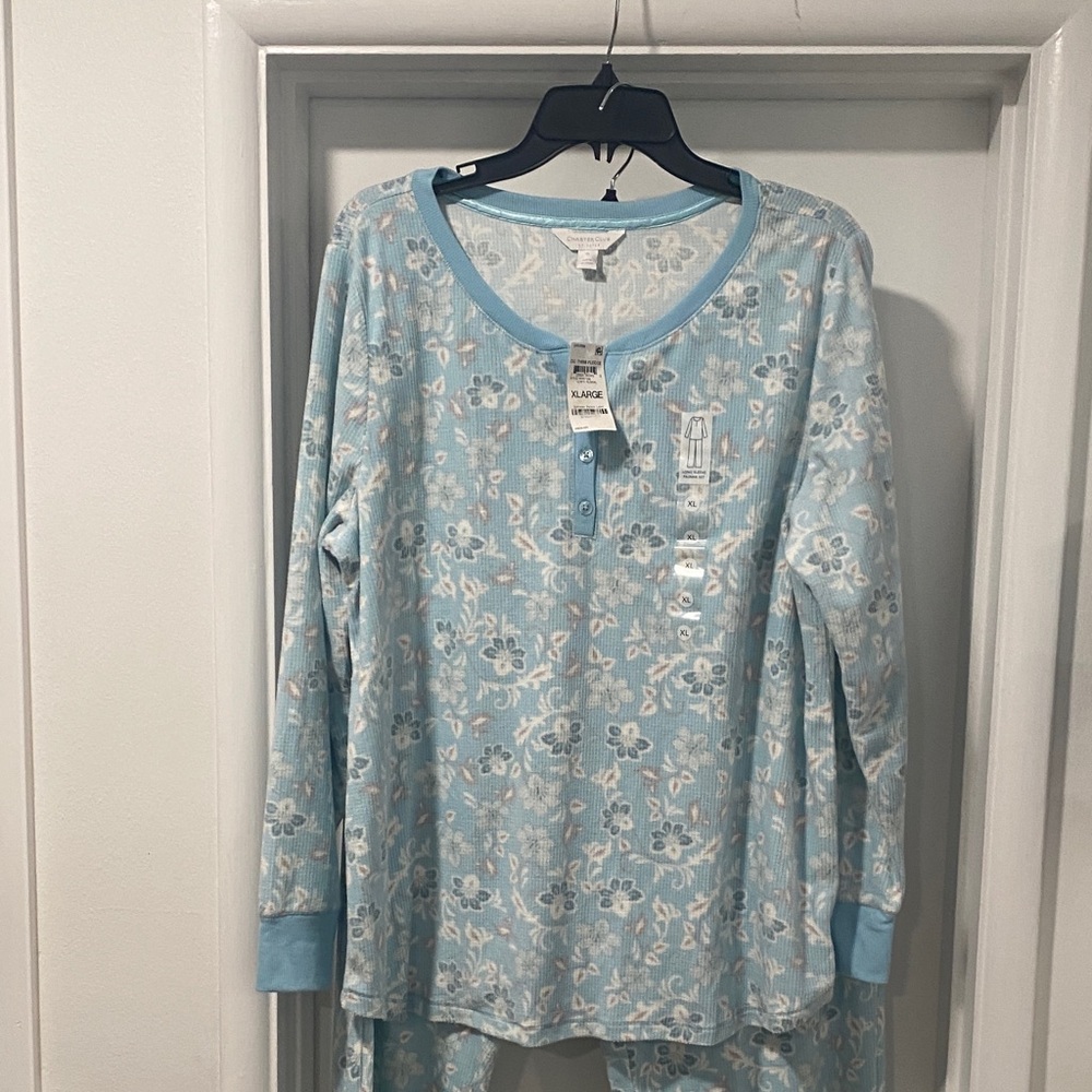 🆕Women’s Charter Club 2 piece Pajama set. Size XL. NWT